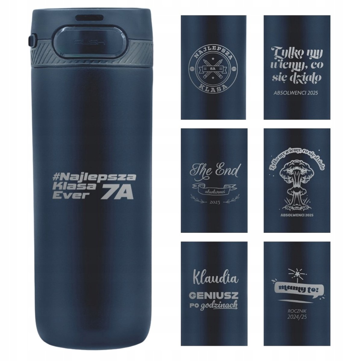 Merkloos Thermosbeker 600ml - Cadeau voor Afstuderen/Leerling