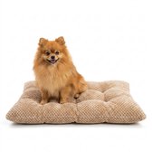 Hondenkussen 90 x 60 cm - XL Benchkussen - Bruin Hondenbed - Kattenkussen - Kattenbed - Kattenmat - Hondenmat - Luxe Dog Bed