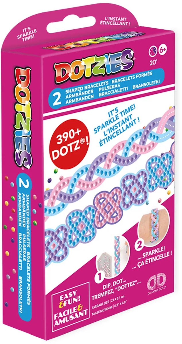 Diamond Dotz - Braid Gems Bracelets - 350+ Dotz - 45917