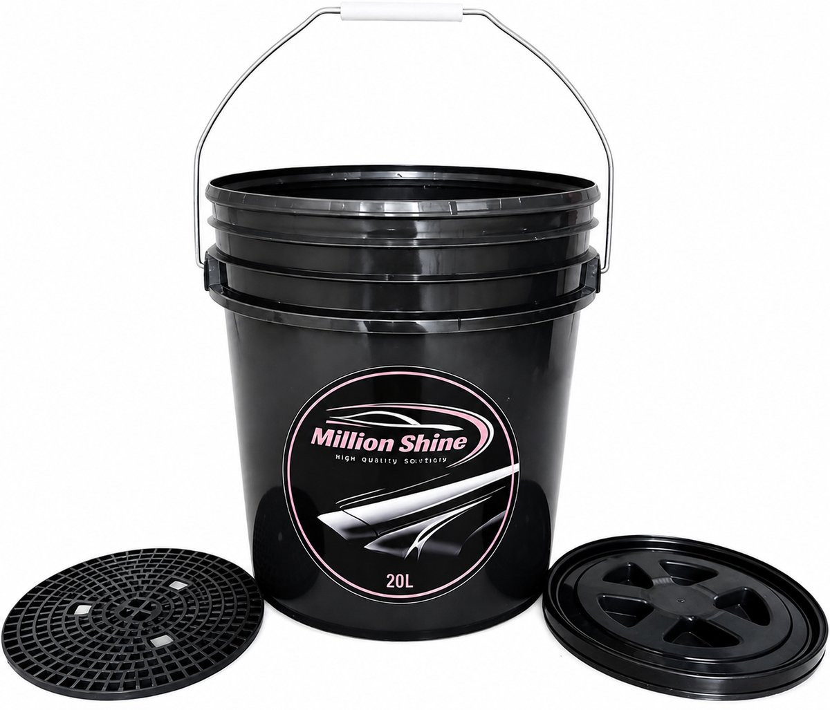Grit Bucket - Was Emmer - Inclusief Zeef En Deksel - 20L