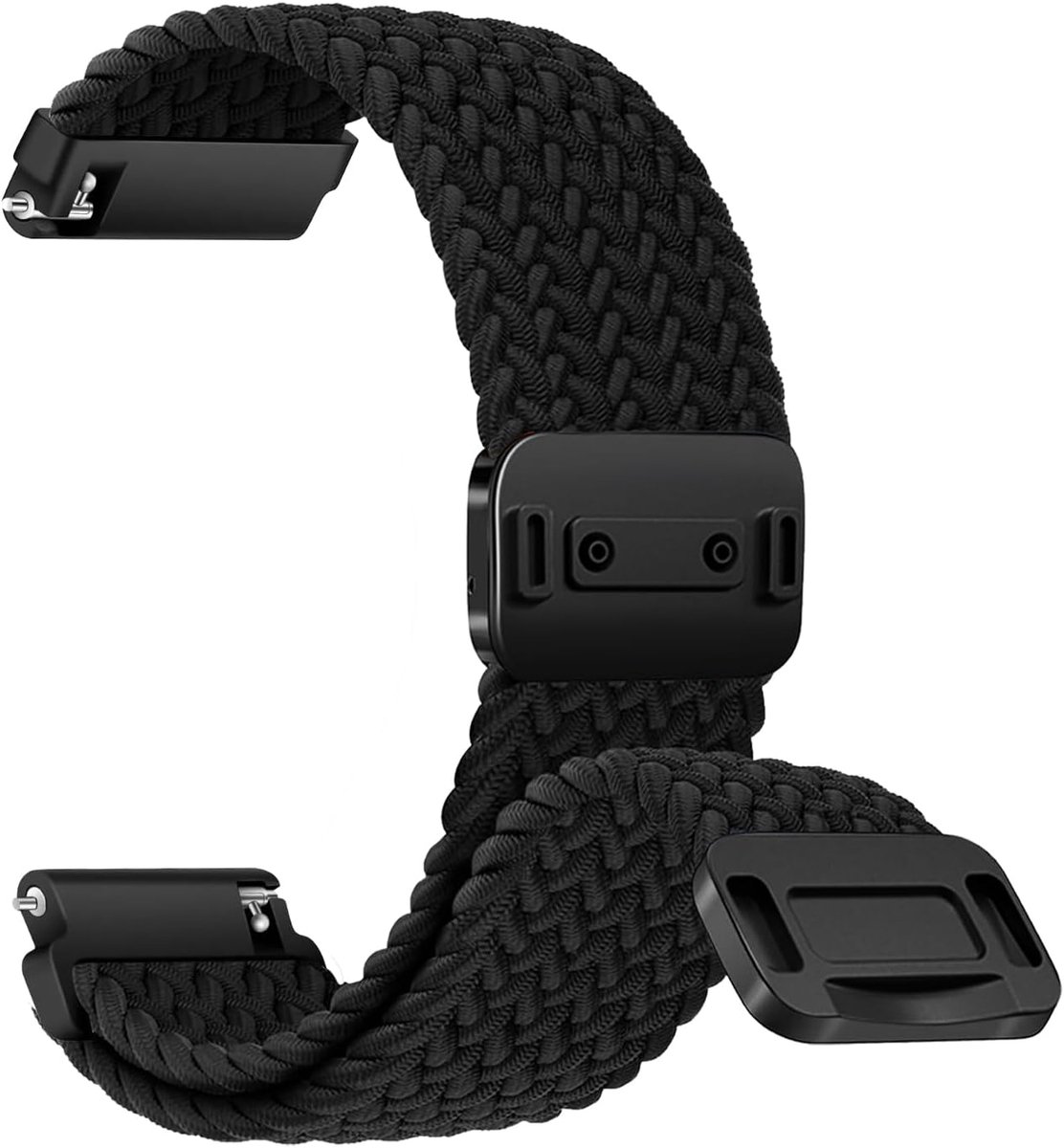 ZoRoll 20mm 22mm Nylon Watch Band with Magnetic Clasp, Braided Replacement Bands Sport Replacement Band Elastic Strap - ShopVlot
