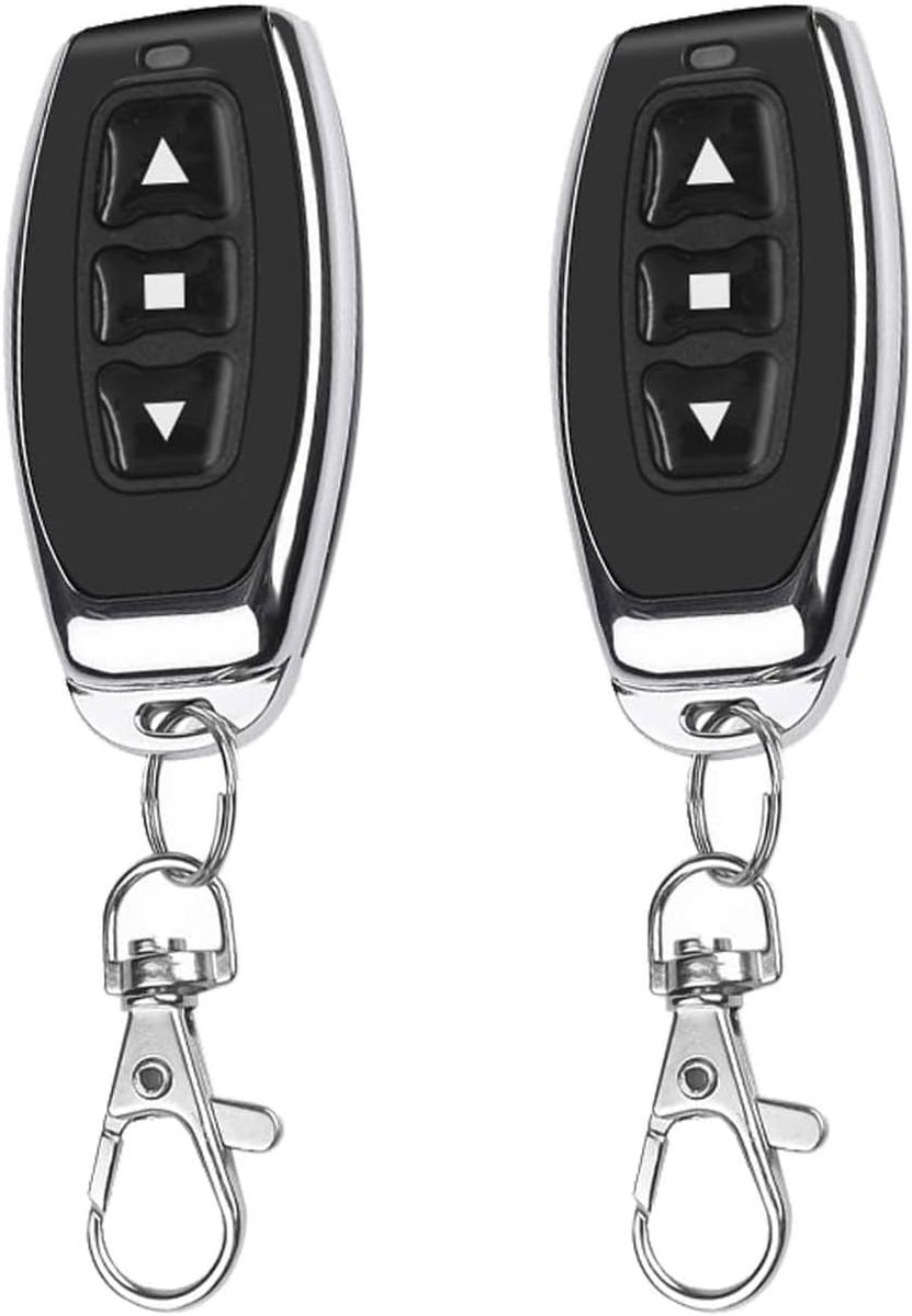 QIACHIP RF Remote Control 1527 Learning Code, Mando a Distancia 433MHz Wireless Transmitter Keychain 3 Keys Up and - ShopVlot