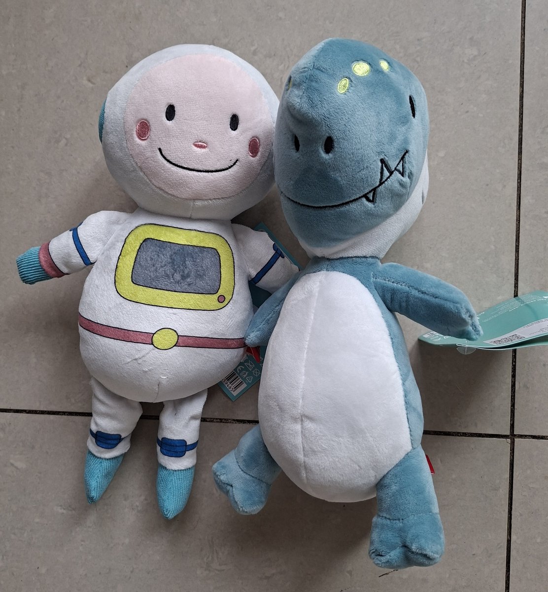 Playtive Knuffelset / 2 Stuks / Fall Guys / Zachte Game Personages voor Kinderen en Fans
