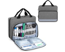Trunab Padded Stethoscope Case, Small First Aid Kit Empty, Space for Two Stethoscopes Compatible with 3M - ShopVlot