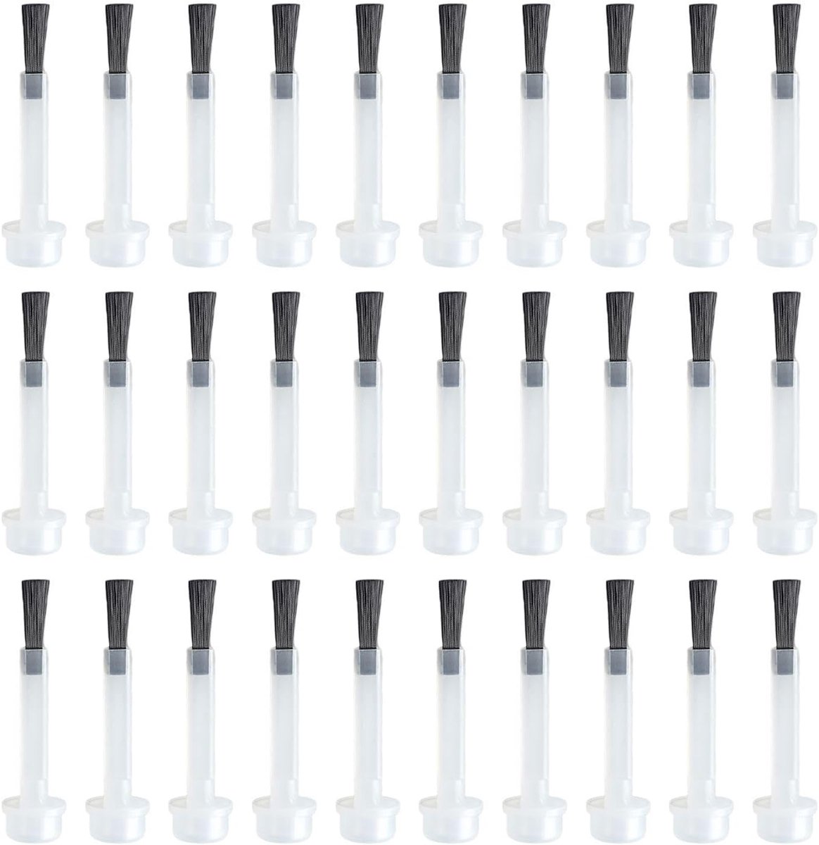 Nail Polish Brush Replacement Heads, 30 Pieces, Nail Polish Brushes with Soft Brushes, Nail Applicator Head, Nail - ShopVlot