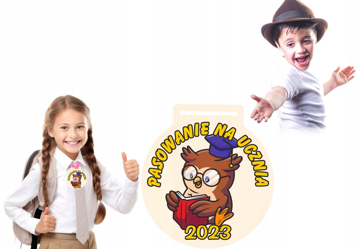 Houten Medaille voor Schoolstart - Uniek Cadeau voor Eerstejaars