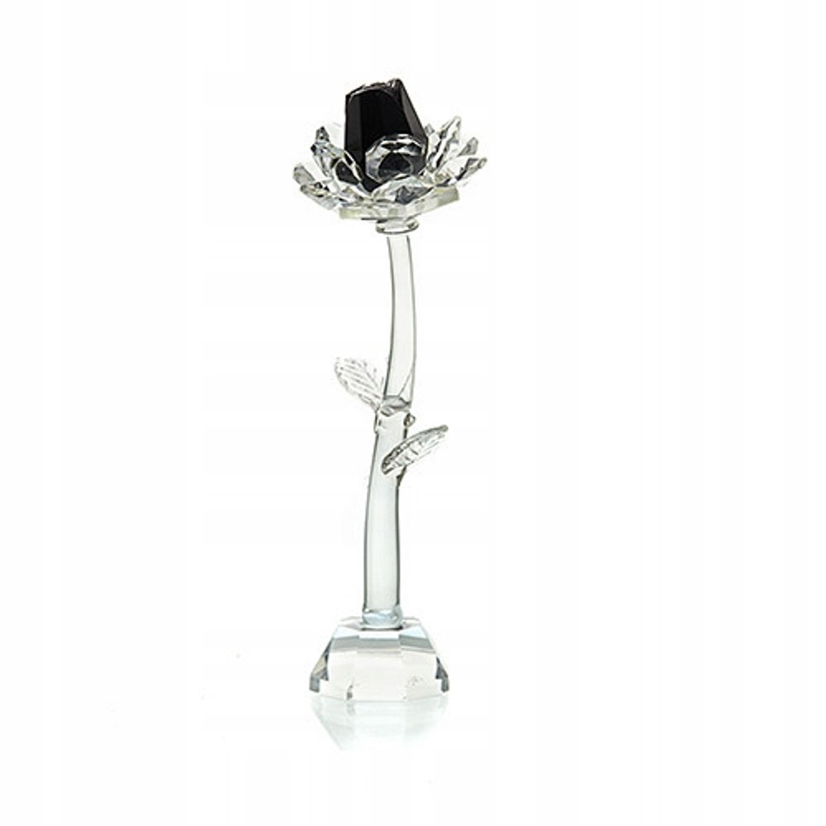 Black Crystal Roos Decoratie - Elegante cadeau