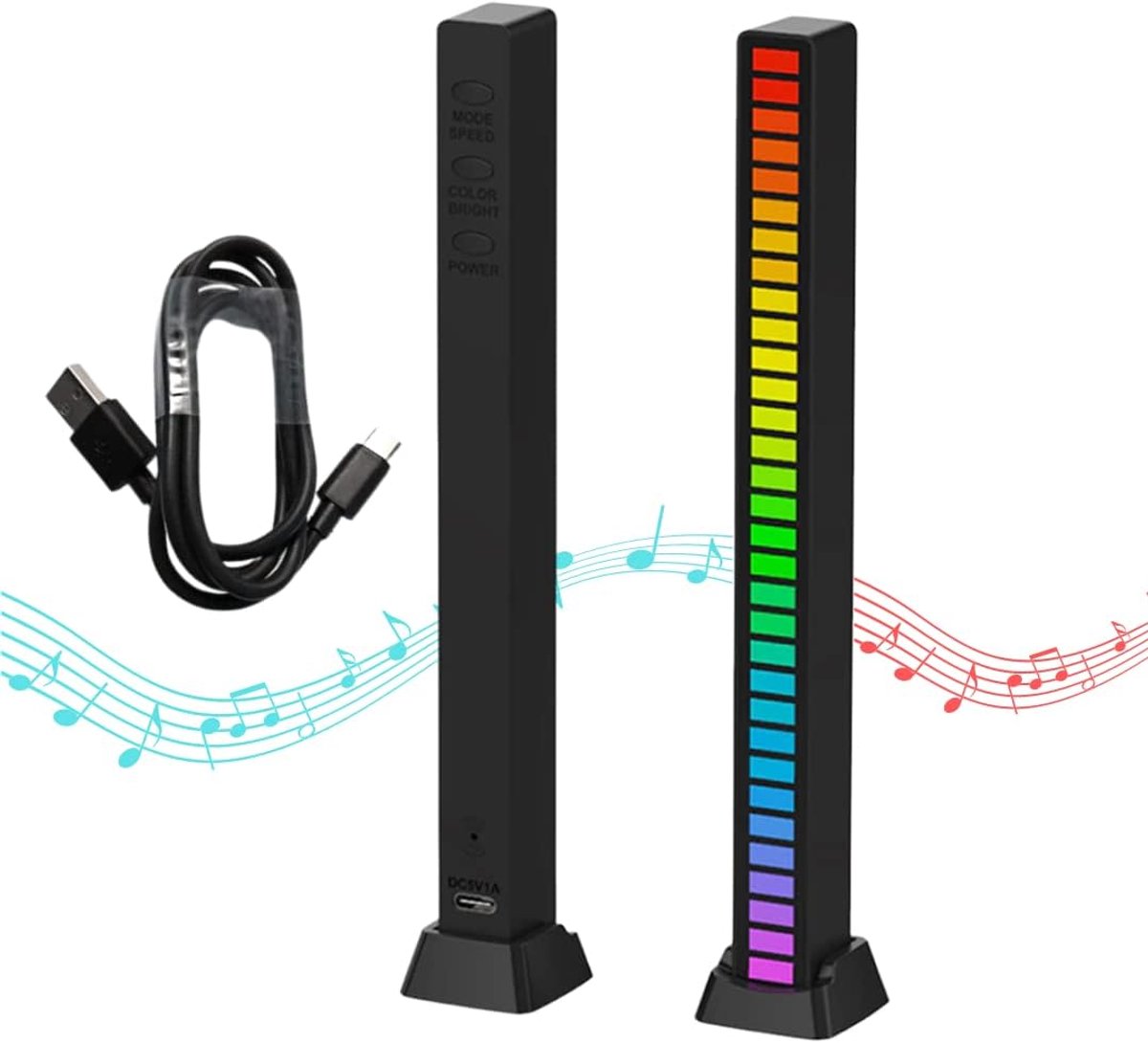 Music mood lamp - voice-controlled RGB verlichting - multi-rhythm licht - verhoog je sfeer - ShopVlot