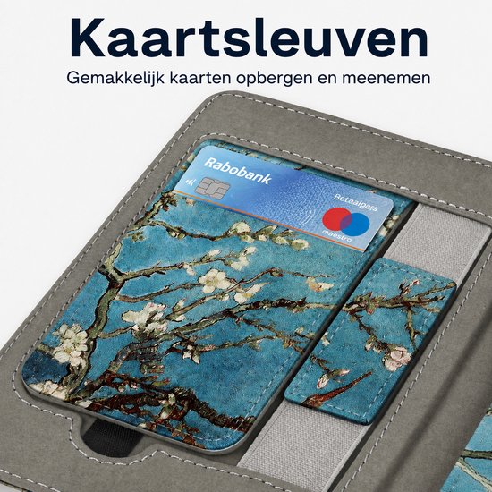 Hoesje voor Kobo Clara BW - E-reader Hoes met Sleepcover en Standfunctie - Beschermhoes met Magnetische Sluiting en Handriem — afbeelding 5
