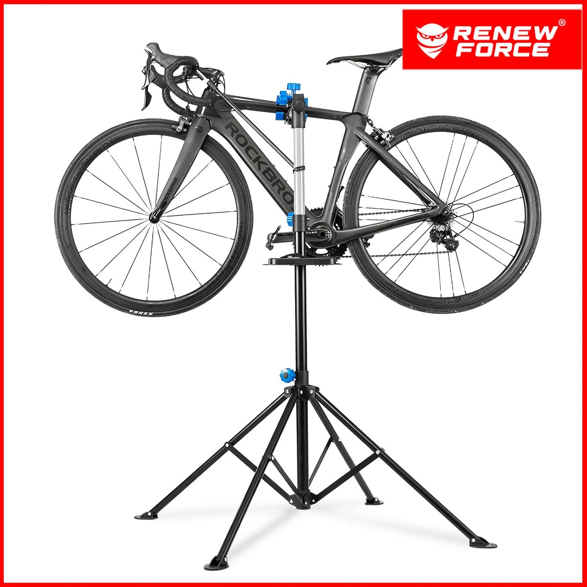 Fiets Montagestandaard - Fietslift - Fietsenstandaard - Uitschuifbaar 108-190 cm - Fietsstaander - Fiets Ophangsysteem - Fietshanger - Zwart