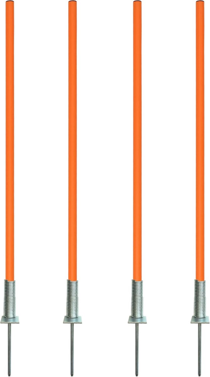 Combination Tilt Base Made of Metal with Slalom Bar 100 cm - Set of 4 - Bar with Spring Hinge - ShopVlot