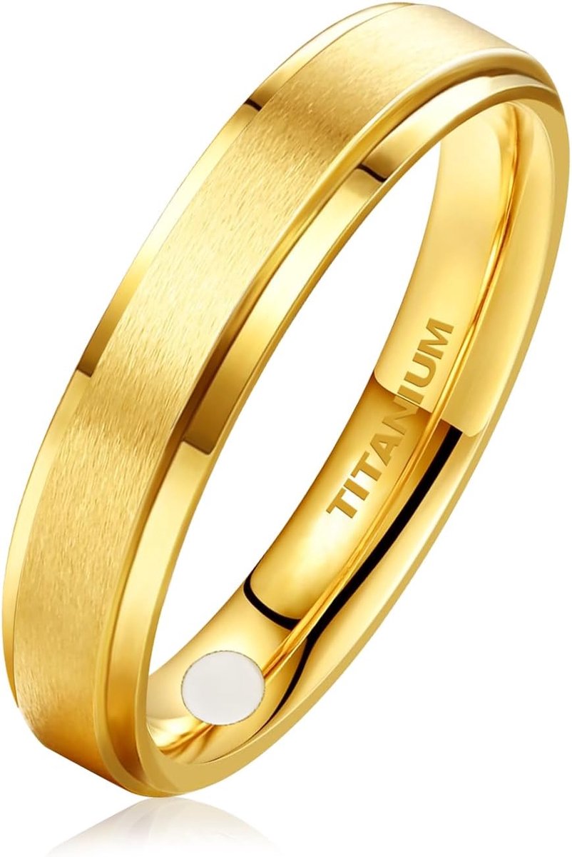 JEROOT Titanium Magnetic Rings, Magnetic Ring for Men and Women, Magnetic Rings for Men and Women, Therapeutic - ShopVlot