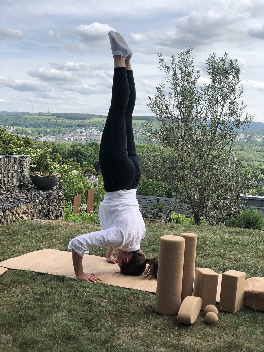 Yoga blok - kurk - afgeronde hoeken - ideaal voor beginners en professionals - ShopVlot