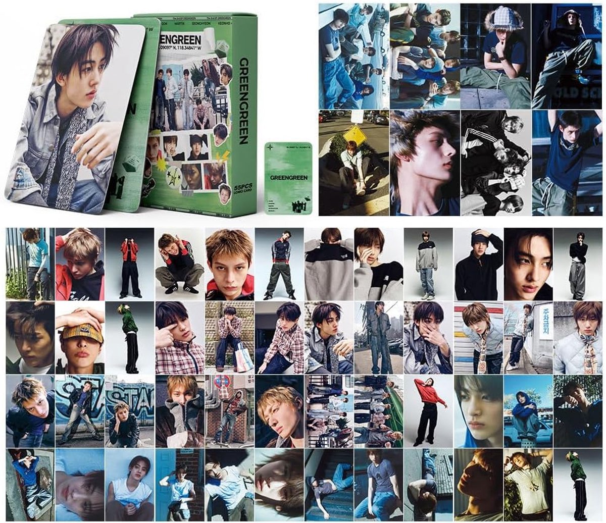 Foto kaarten set 55 stuks - hoge kwaliteit - groen - perfect voor fans - ShopVlot