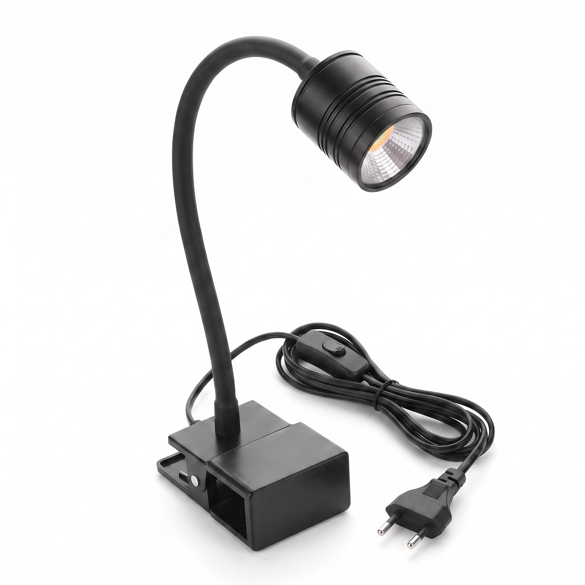 Ryoudavell - aquarium lamp - led spot - klemlamp - aquarium verlichting - LED aquarium klemspot - 6W met drie lichtkleuren