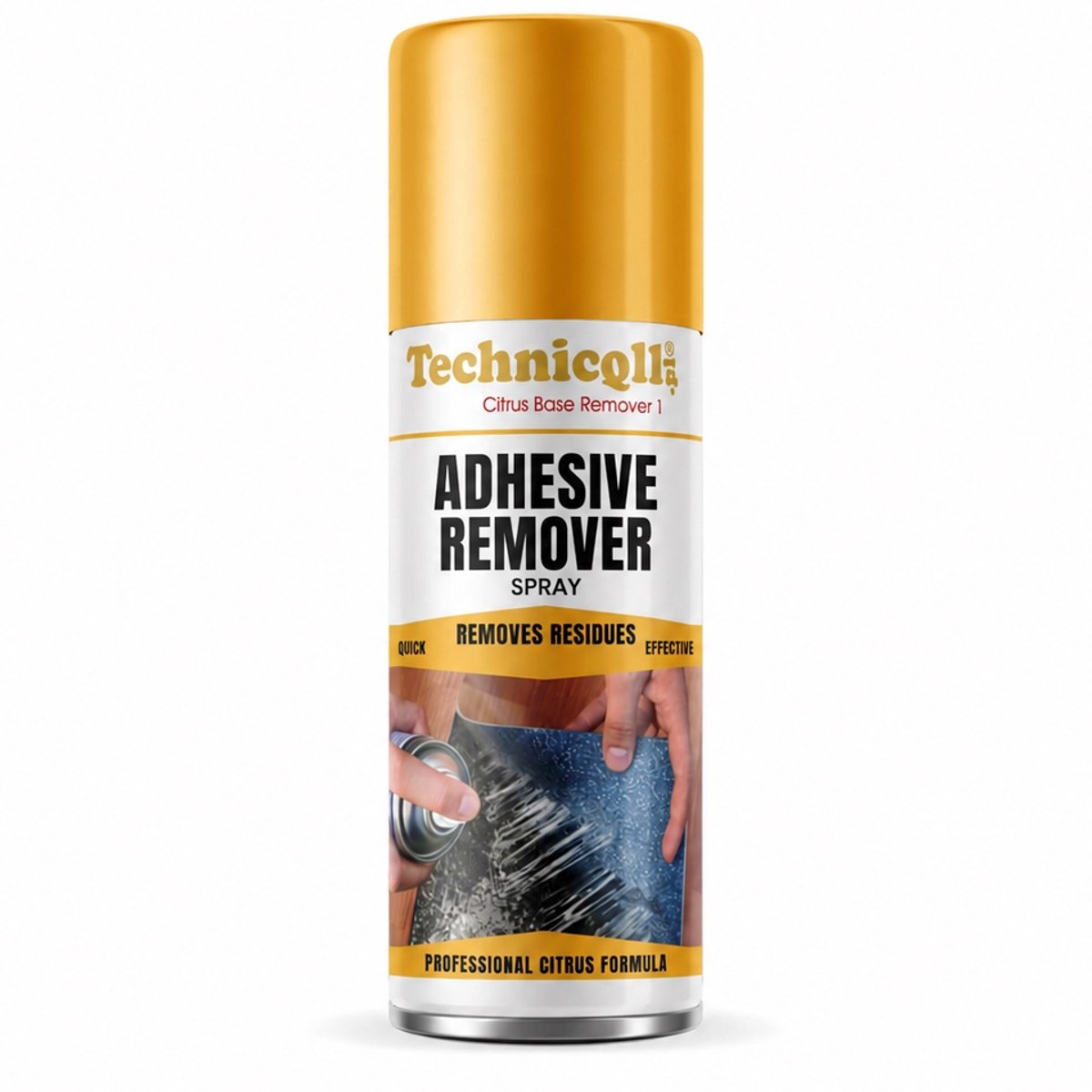 Technicqll - Lijmverwijderaar 200ml - lijmresten - stickers - spuitverf
