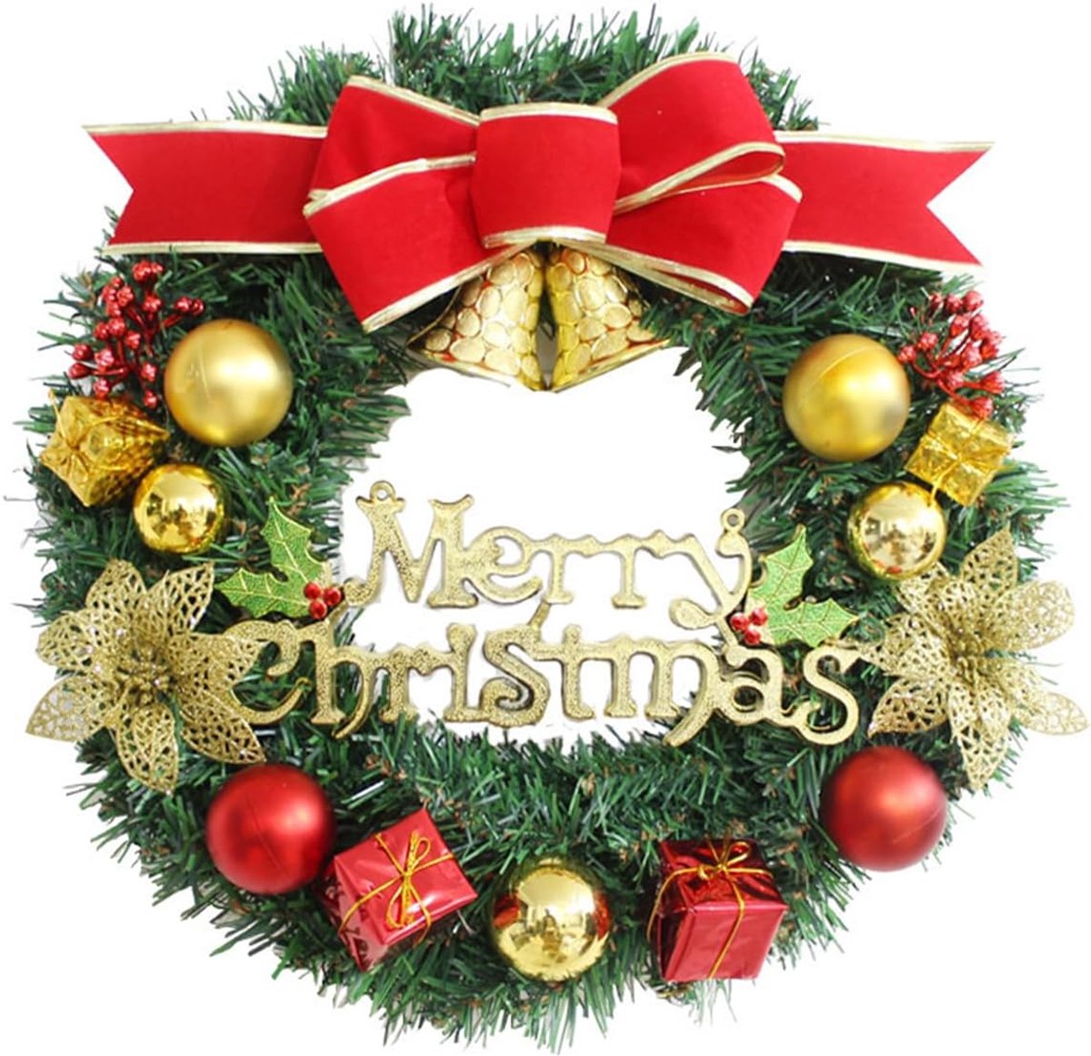 HANWIN christmas wreath with ball - ShopVlot