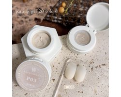 Ivory Cream Patting Gel 2g – FRESCOBALDI Air Cushion Gel Nagellak voor Ombre en Gradient Nail Art – Crème Nude Hard Gel Polish