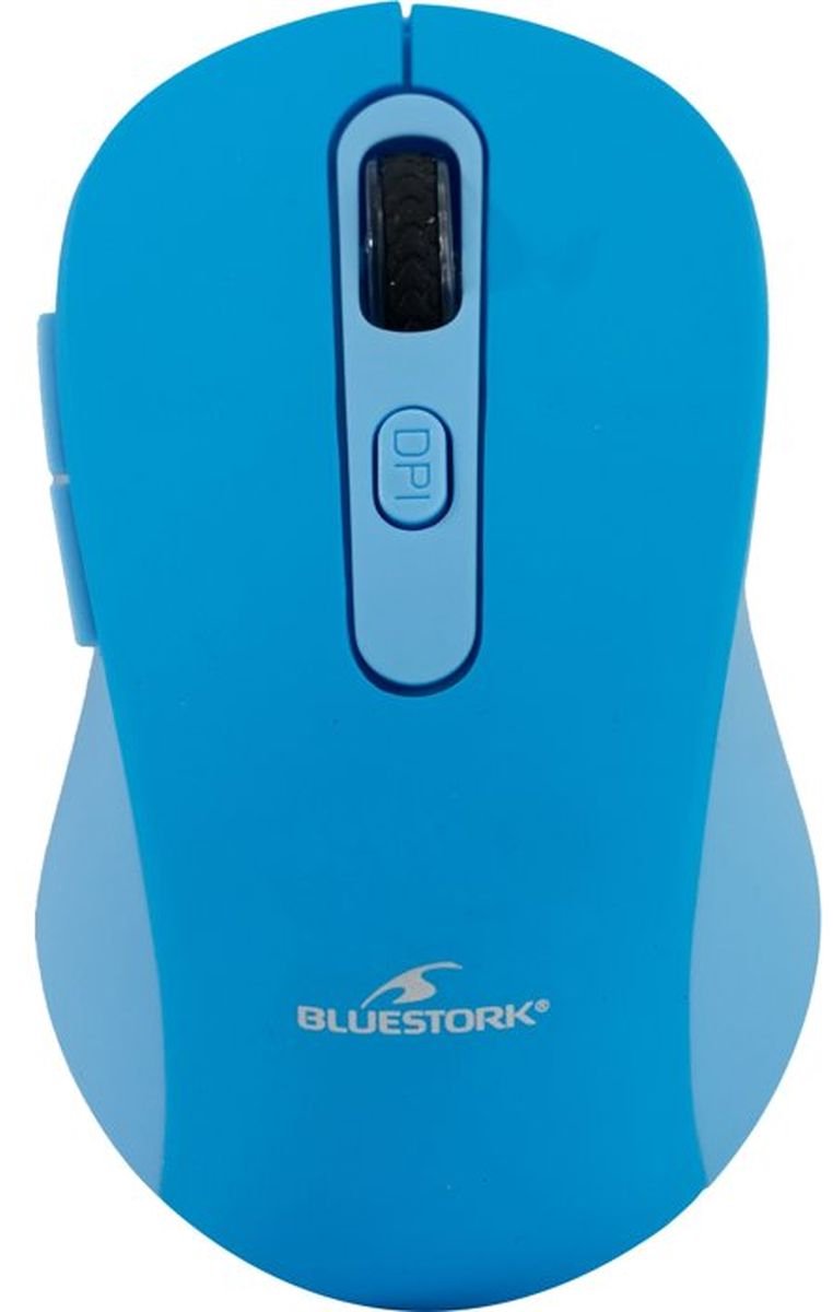 Muis - 2,4 GHz + Bluetooth - BLUESTORK - Oplaadbaar 4800 DPI - Blauw