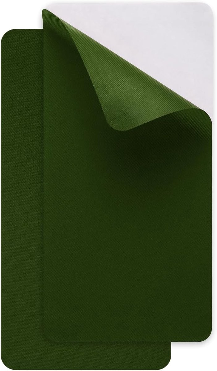 Reparatieset tentdoek - Donkergroen - 10 x 20 cm - Zelfklevende waterdichte reparatiepatch - Voor kleding en outdoor uitrusting