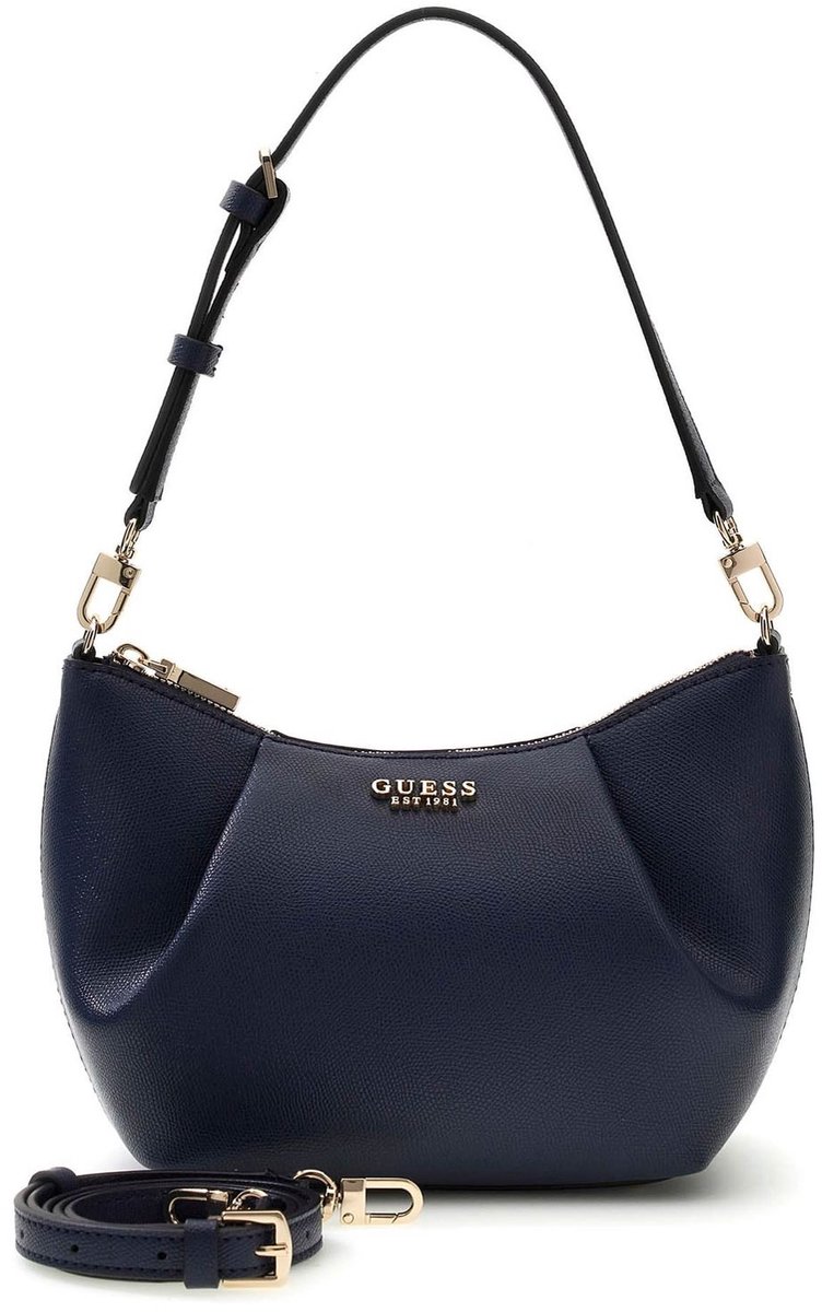 GUESS schoudertas Amorette Shoulder Bag Midnight donkerblauw