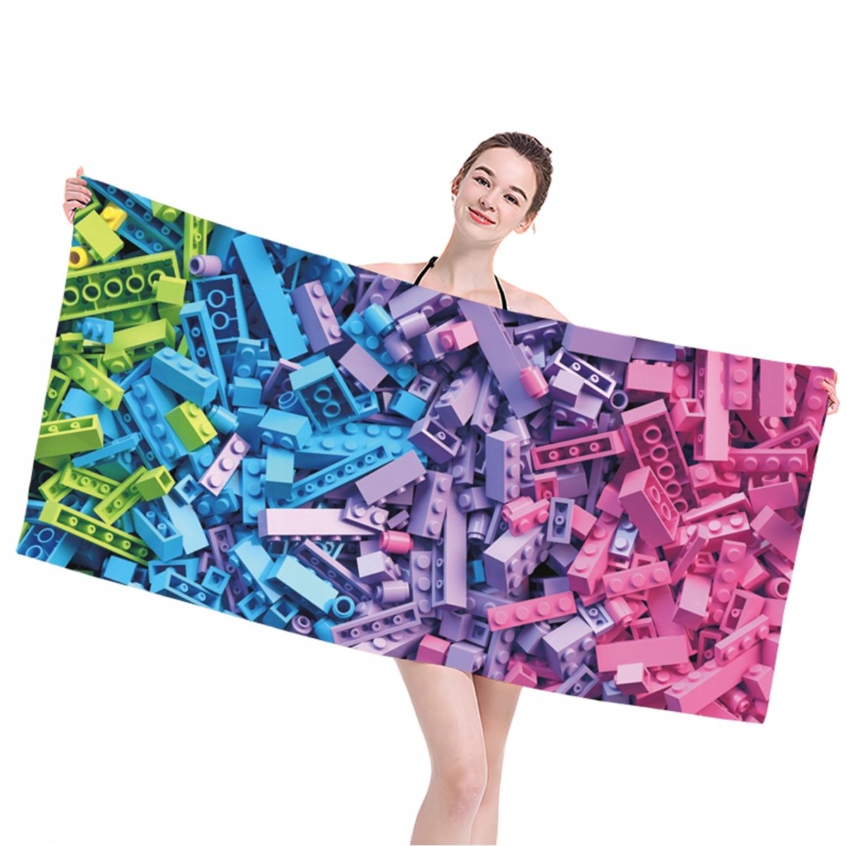 Strandlaken 100x210cm - Vlinderprint - Sneldrogend & licht van gewicht