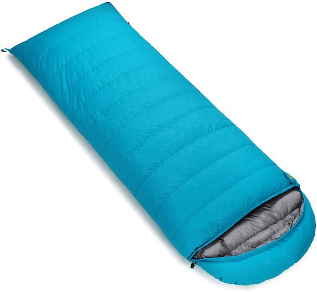 Dons-slaapzak (Donsalternatieve vezel / Donsachtige vezel) – Model: envelop – Waterdicht en ademend – Geschikt voor thru-hiking-backpacken en kamperen – Geschikt voor vier seizoenen – 600 g (0–15 °C)-210 x 80 cm