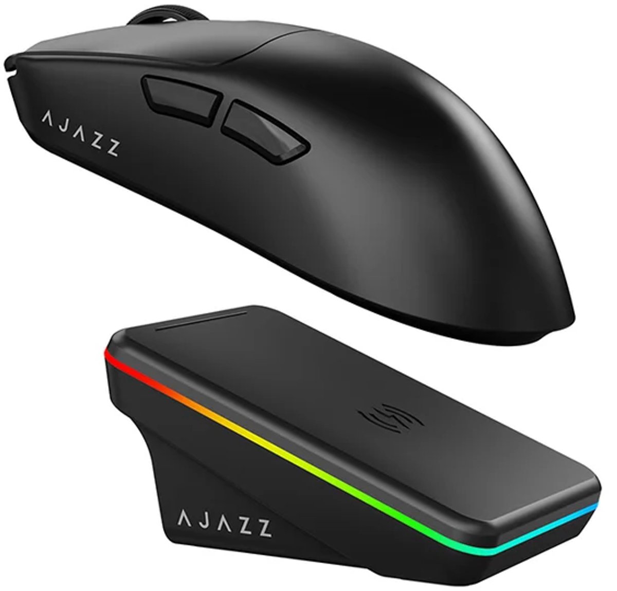 AJAZZ AJ200P NL AI MC – Draadloze Gaming Muis – PAW3311 – 24.000 DPI – NearLink – Tri-Mode – 1000Hz – AI – Zwart
