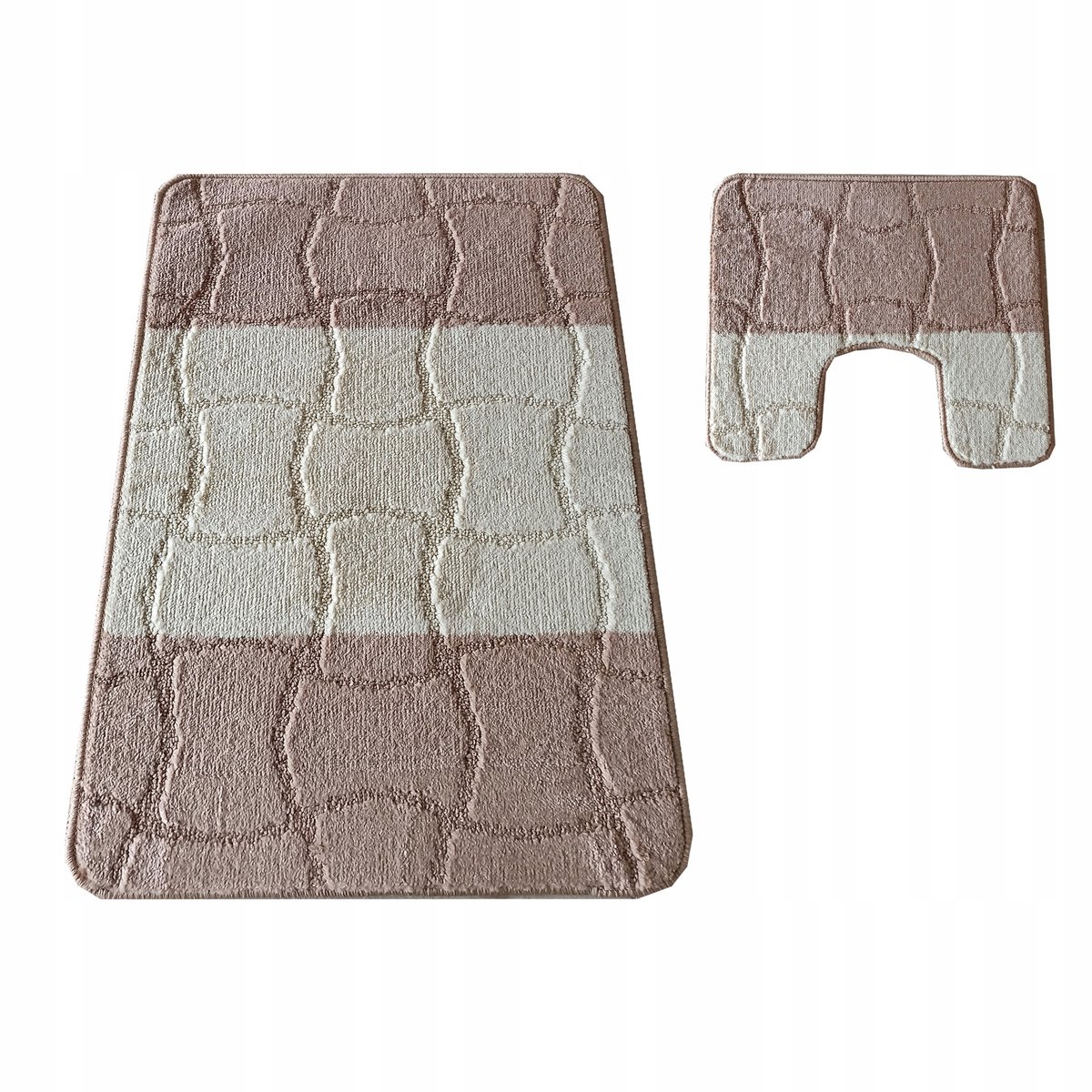 Monti XL Sariyer Beige Badkamermatten Set