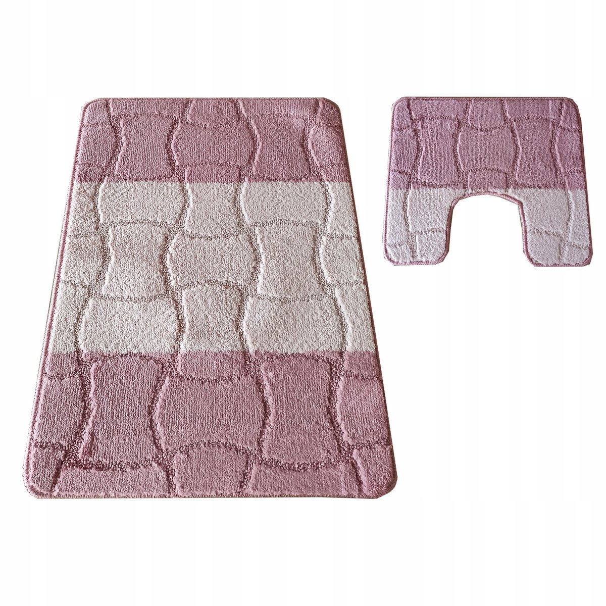 Monti XL Sariyer badkamermattenset Dusty Rose