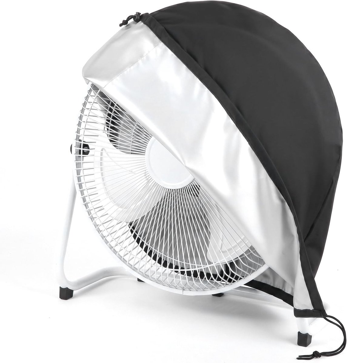 Vloerventilator - Zwart - 61 x 61 x 19 cm - Waterdichte Beschermhoes - Voor Ventilatoren