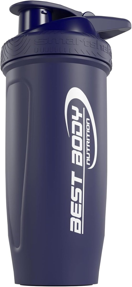 Body Nutrition Shaker - Wit Mat - 900 ml - Roestvrij Staal - Voor Eiwitshakes en Dranken