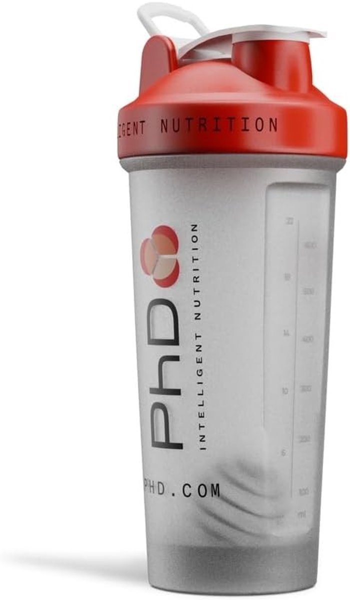Shaker Cup - Transparant - 600 ml - Vaatwasserbestendige Mengbeker - Voor Eiwitshakes