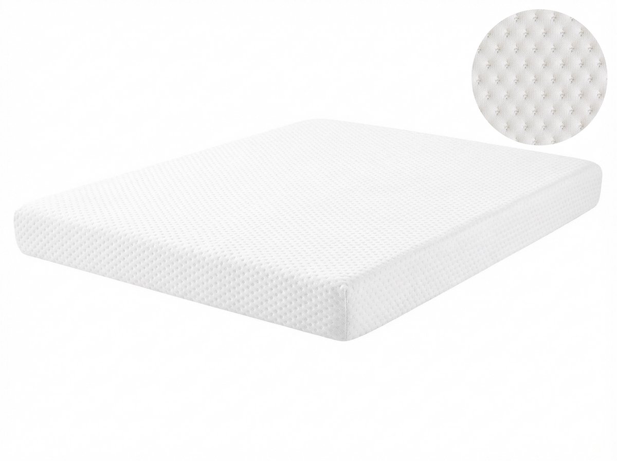 PEARL - Schuimmatras - Wit - 160 x 200 cm - Polyester