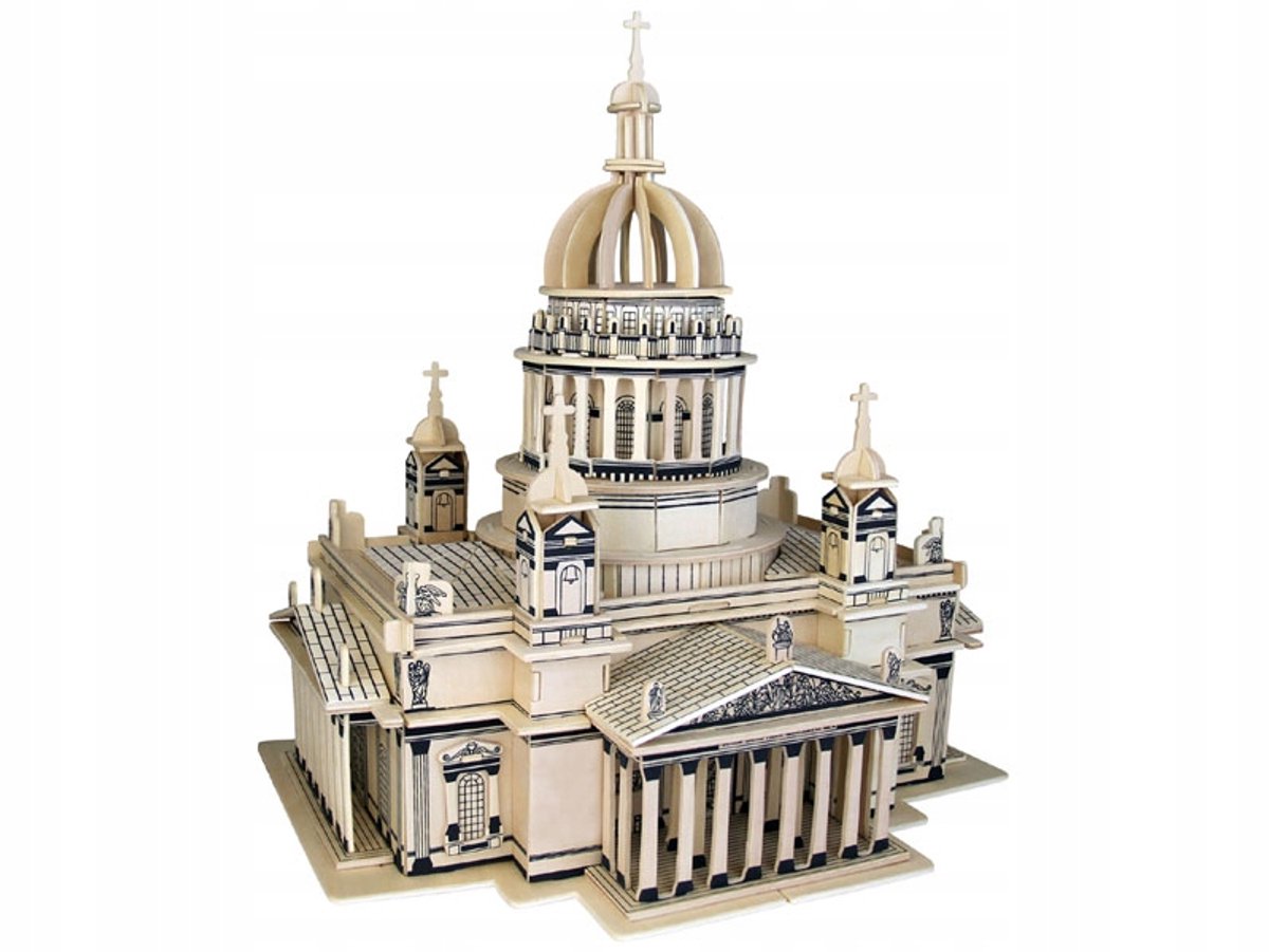 3D Houten Puzzel Kathedraal Kiev - 203 Delen