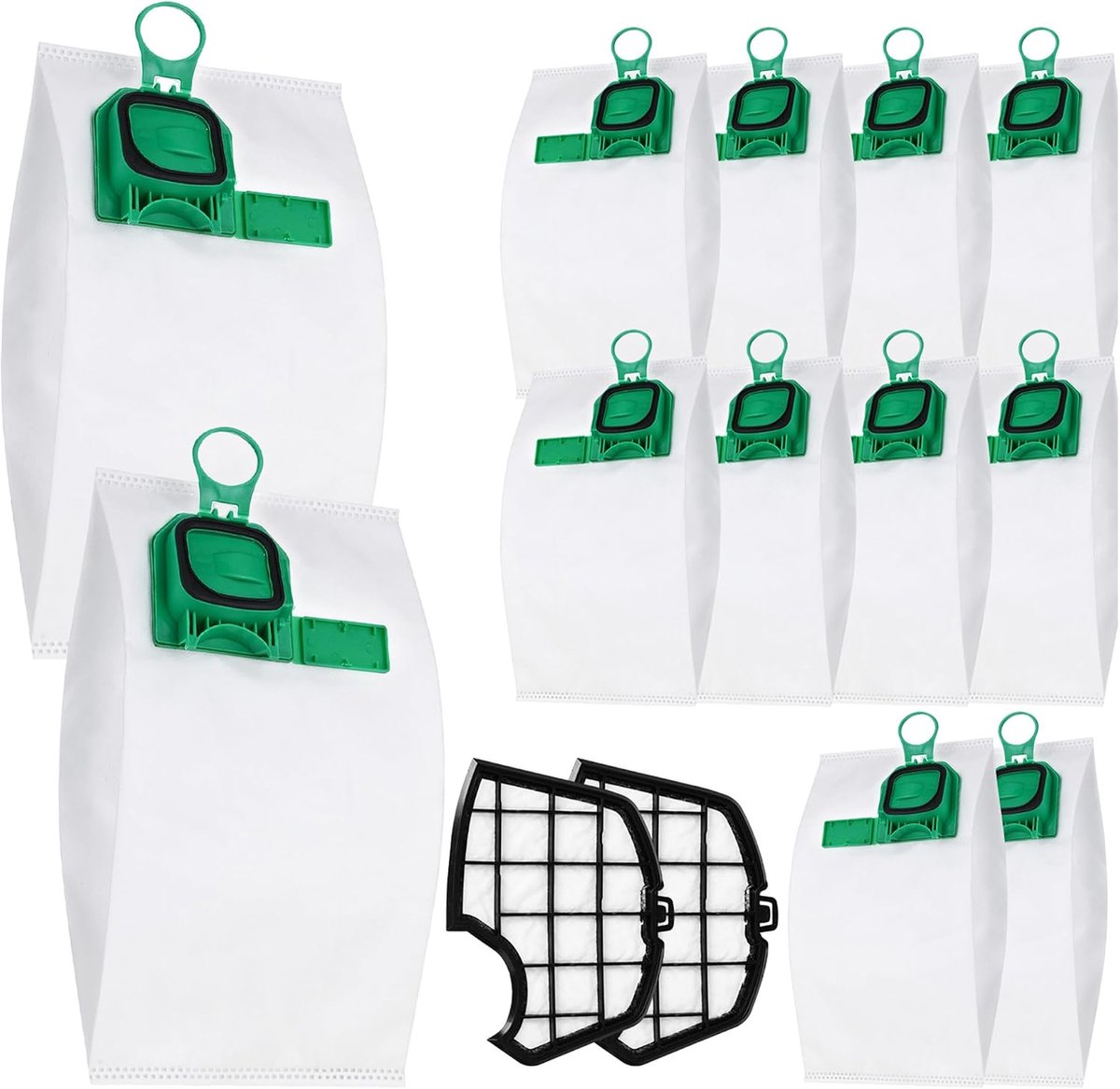 12 stofzakken, 2 patronen vk140 - ShopVlot