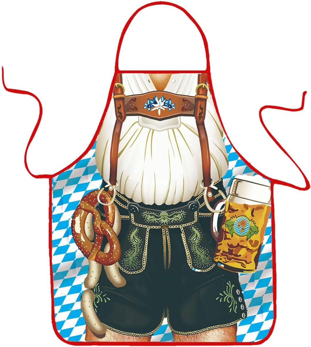 Waterproof Cooking Apron, Funny Sexy Theme Bar Apron, BBQ Apron Antifouling Waterproof Oktoberfest Apron, Christmas - ShopVlot