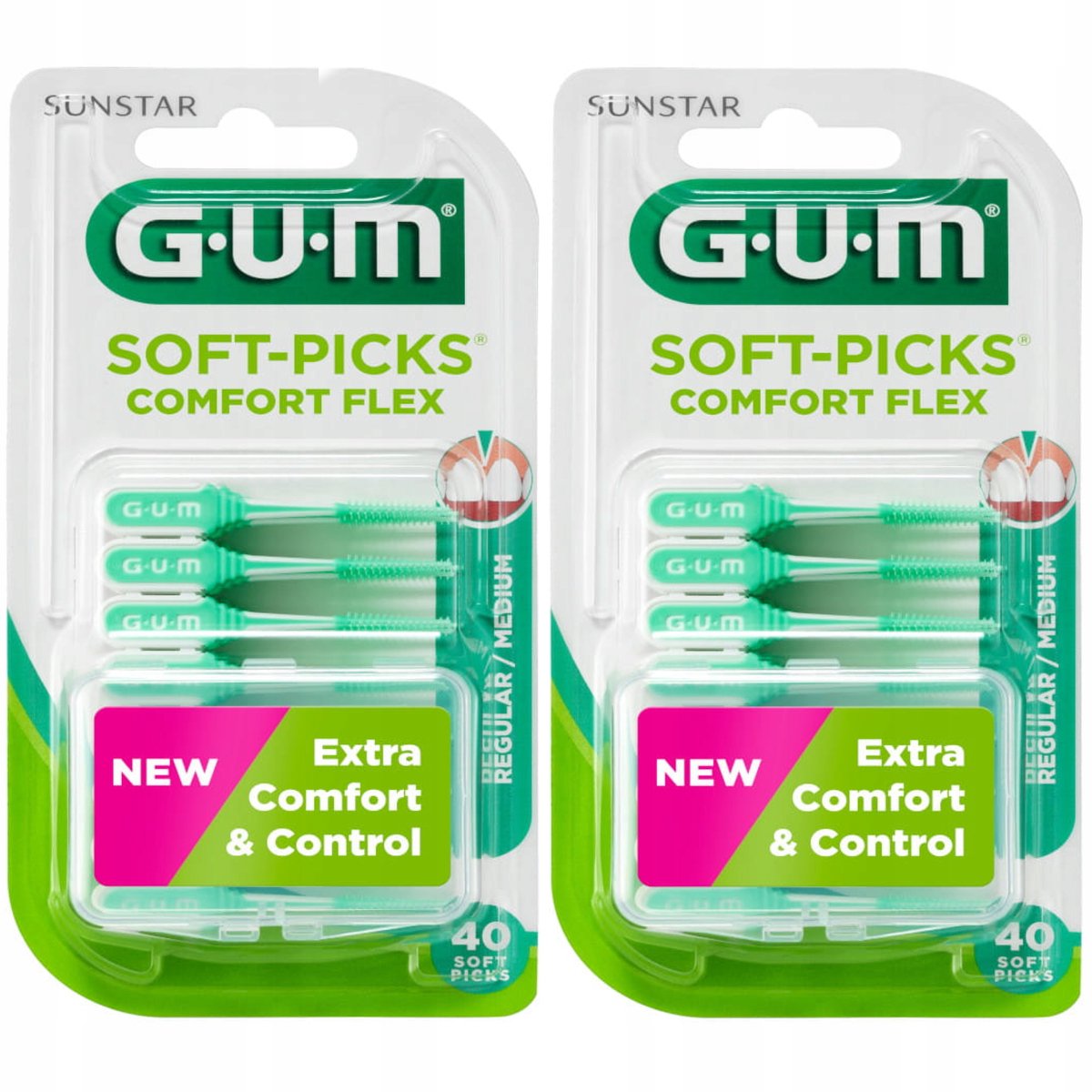 GUM Soft-Picks Comfort Flex Tandenstokers - 80 stuks