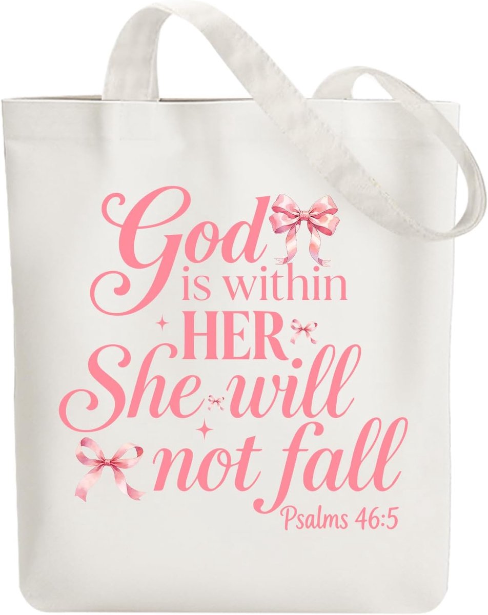 ANATTASOUL Tote Bag for Women, Printed Canvas Bag, Reusable Tote Bag, Cotton Quotes Shopping Bags, 38x40cm Wide - ShopVlot