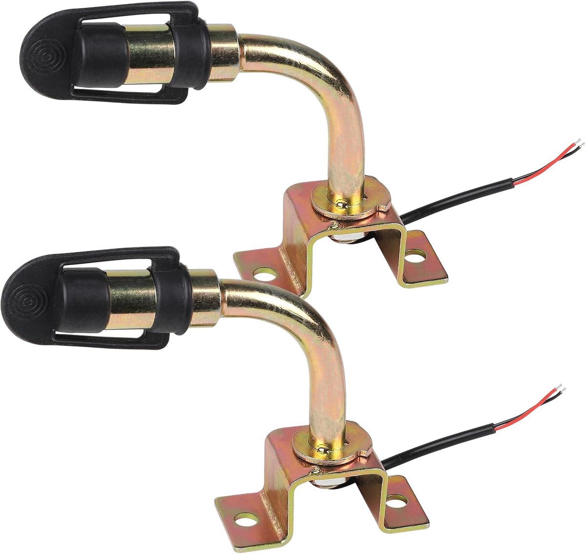 CPROSP Pack of 2 Tractor Headlight Mounts, Tractor Mounts, Flashing Light with Cable and Cover, Universal for All - ShopVlot