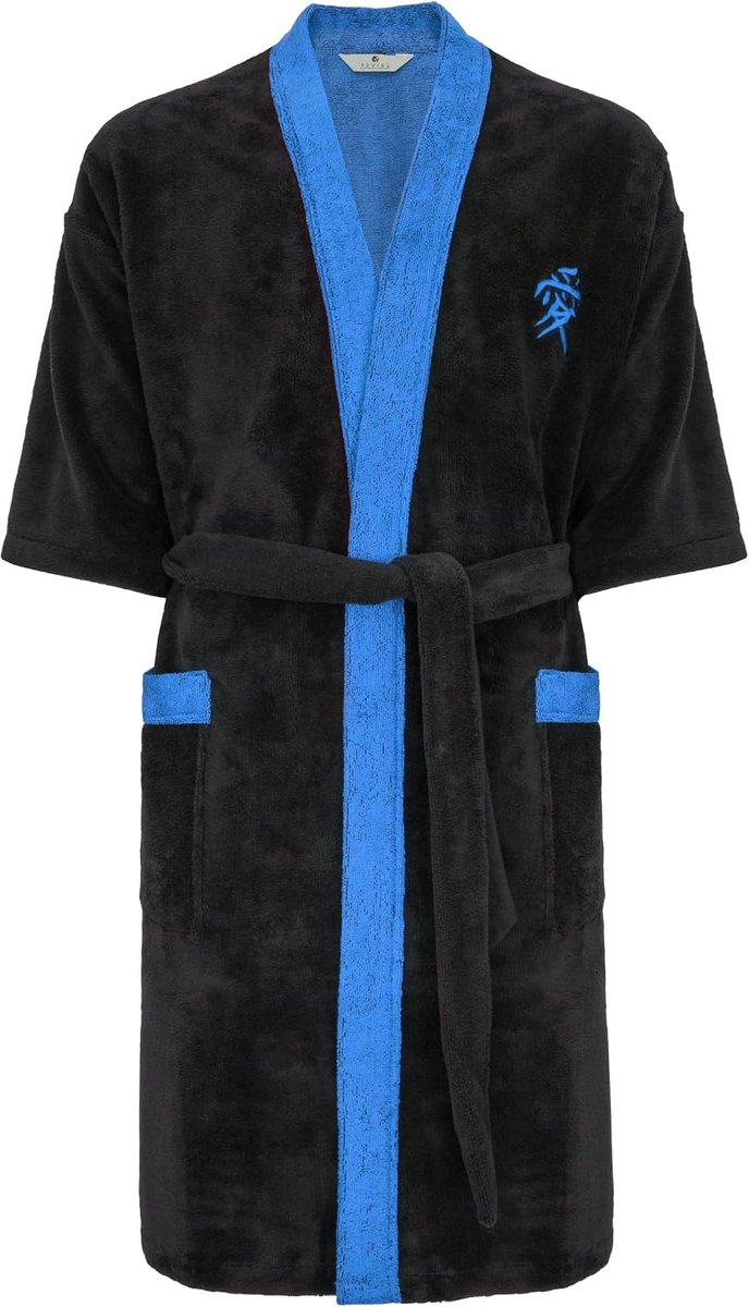 Revise RE-860 Men's Kimono Bathrobe with Bamboo Fibre Embroidery - ShopVlot