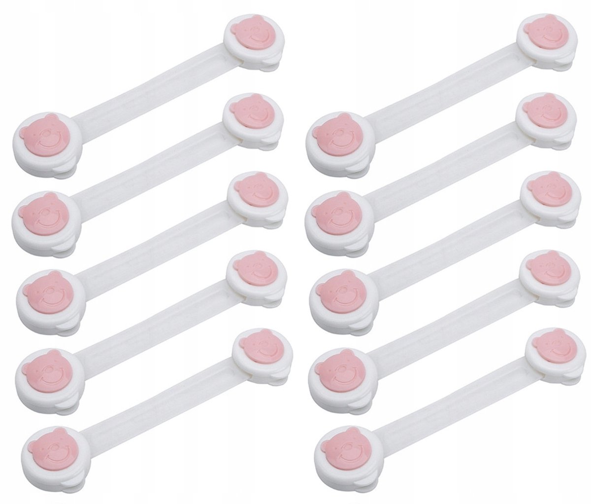 Roze Ladeblokkades - 10 Stuks - Veiligheid voor Kinderen