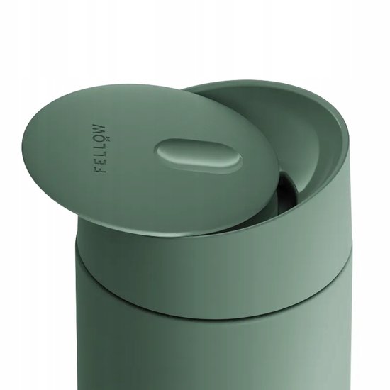Merkloos Thermosbeker 473 ml - Saffraan Groen - Lekvrij — afbeelding 3