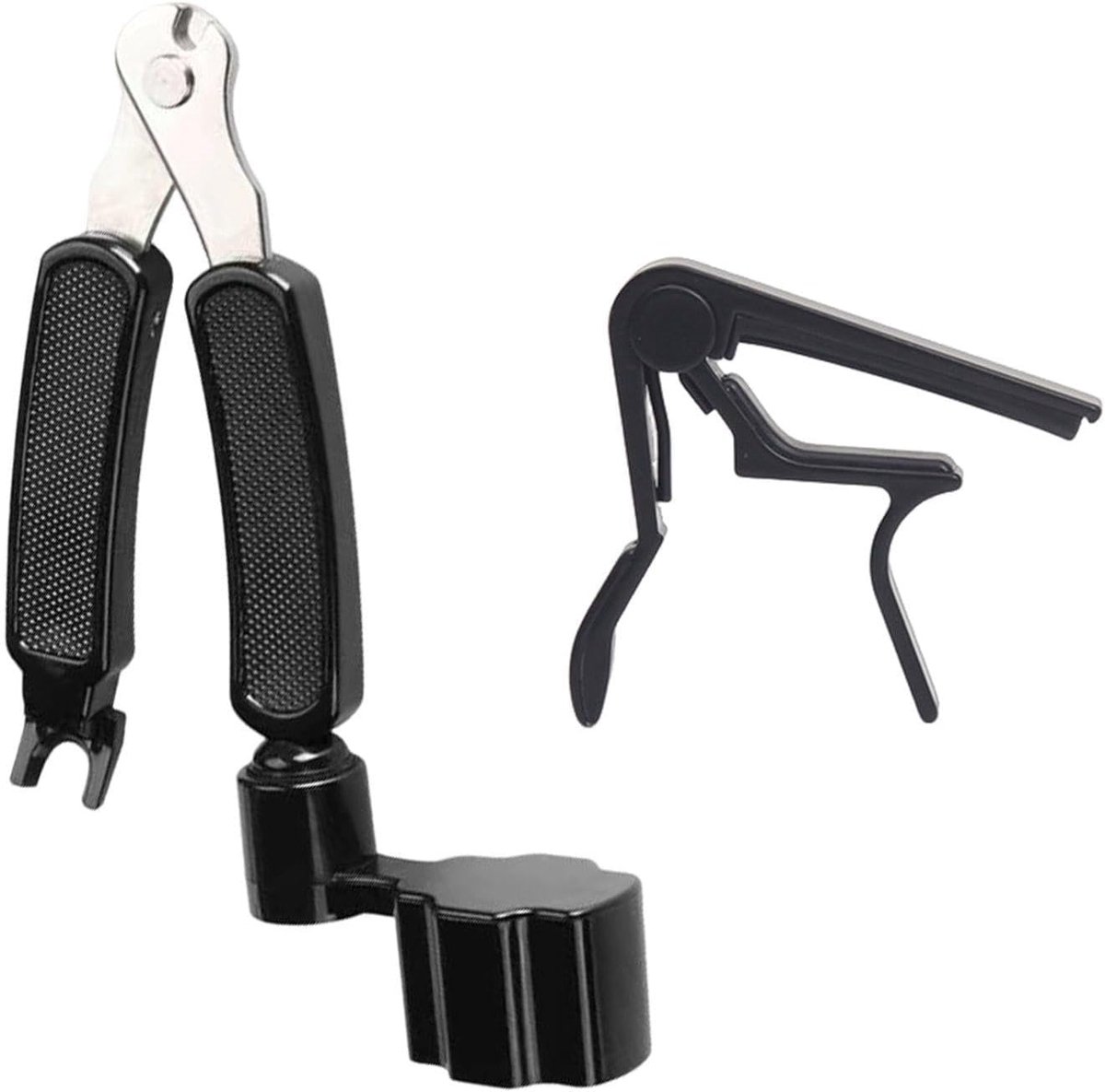1 Drie-In-Één Snaarwisselaar En 1 Metalen Qin-Clip, Gitaarreparatieaccessoires, Brugspeldtrekker, Multifunctionele - ShopVlot