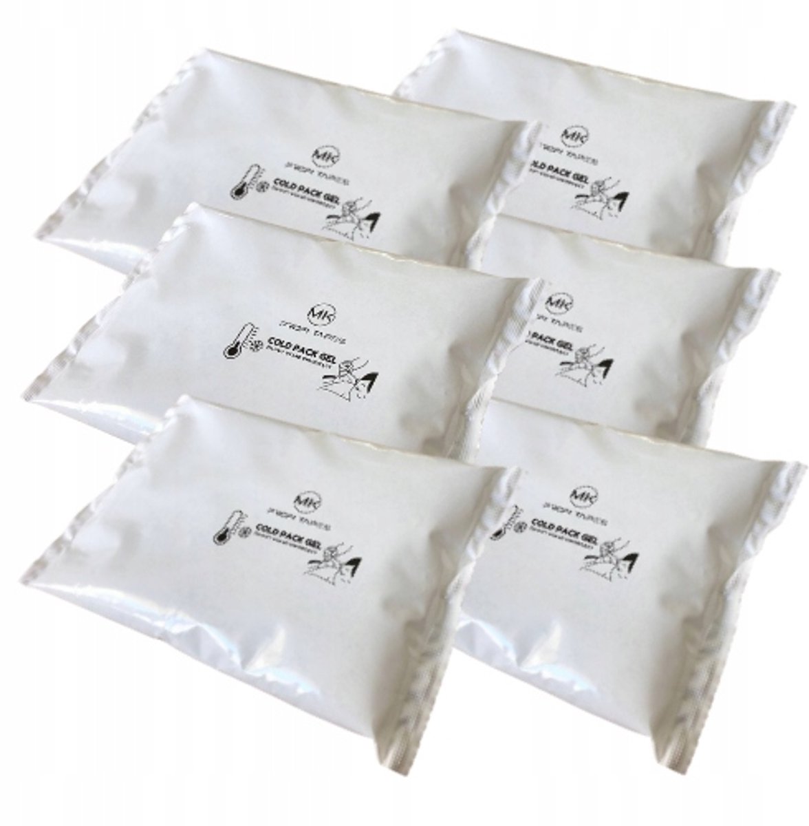 Set van 10 Gel IJsblokjes - Koel- en Warmtepakking