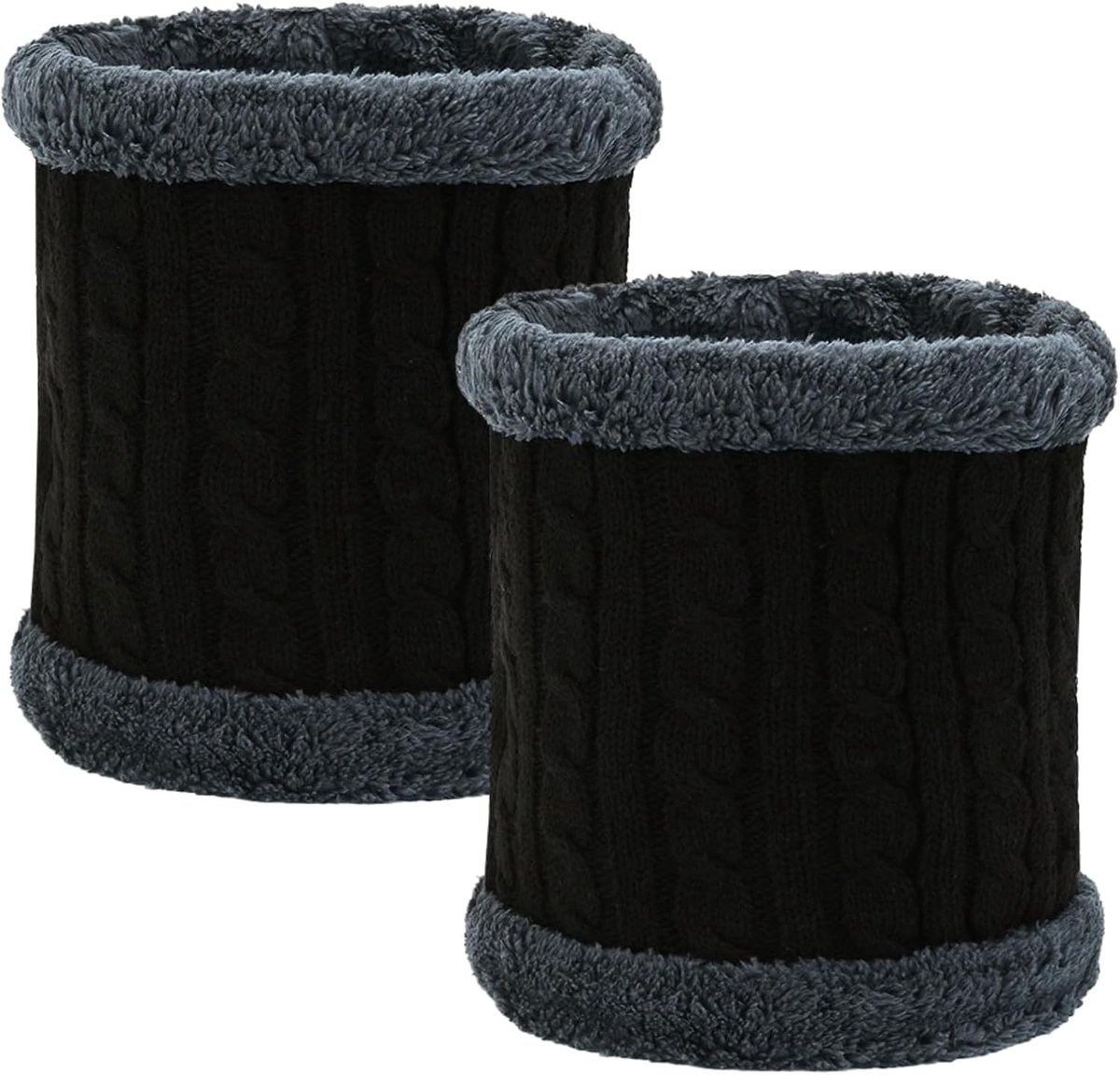 KEYRI Men's Winter Thermal Fleece Tube Scarf Scarf Men's Windproof Ski Neck Warmer for Women Cycling Motorcycle Hiking - ShopVlot