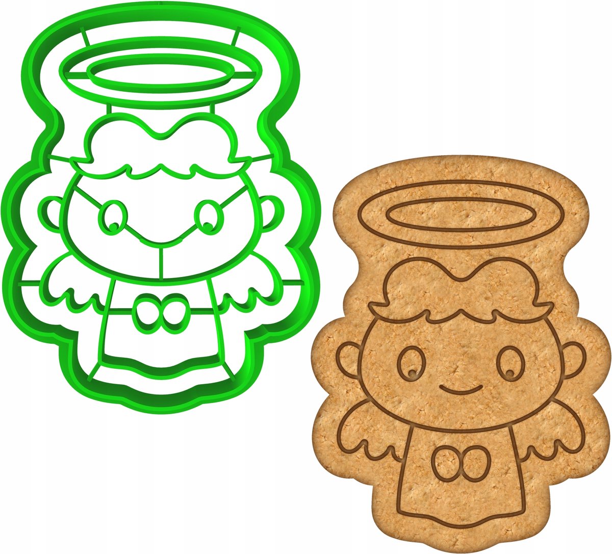 Paas Koekjesvorm - Engel 8cm - Bakvorm voor Koekjes & Koekjes