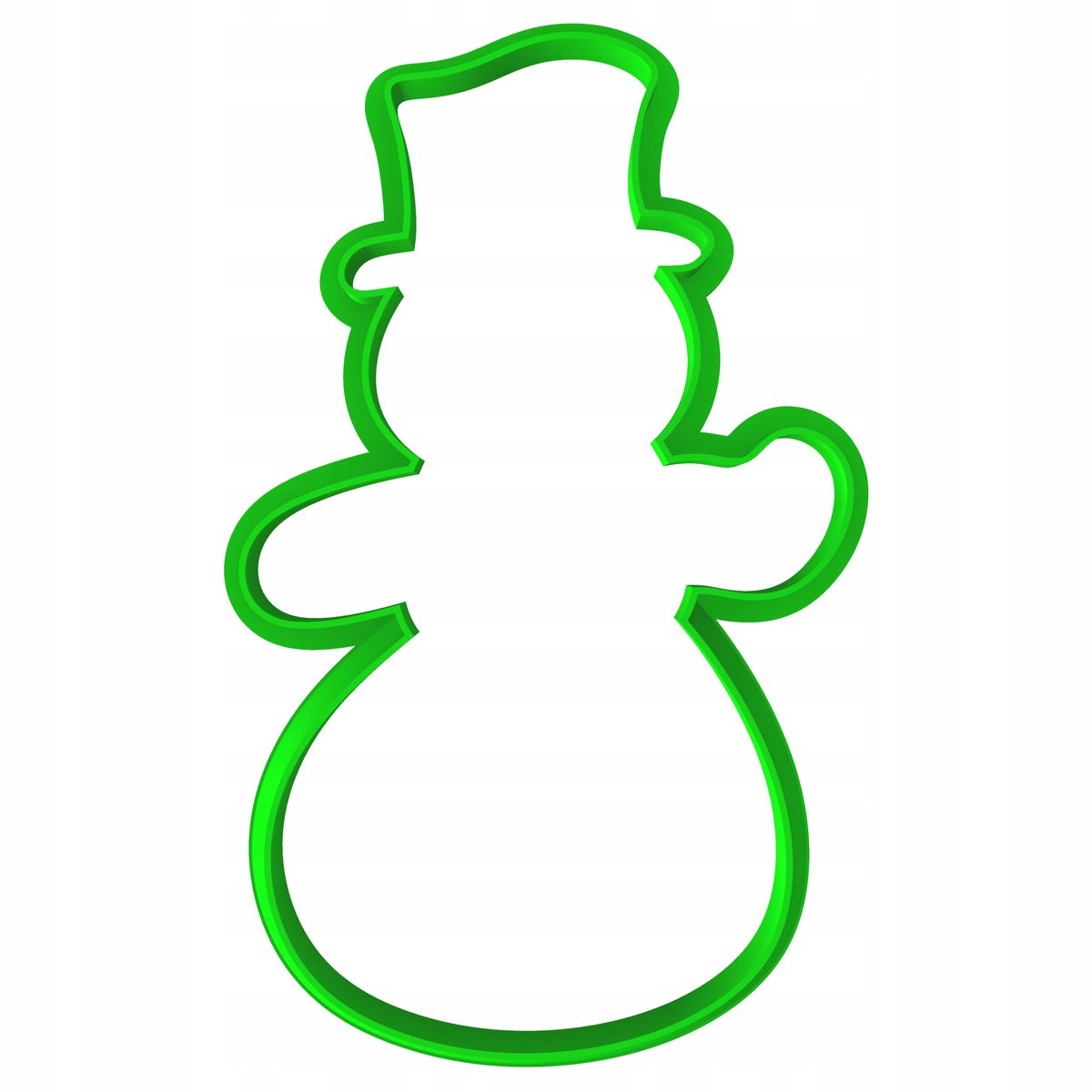 XXL Kerstkoekjesvorm - Vrolijke Sneeuwpop 12cm