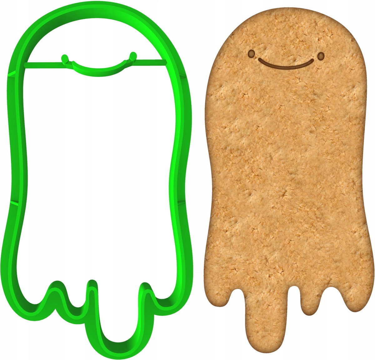 Halloween Koekjesvorm - Spookje - Kunststof PETG