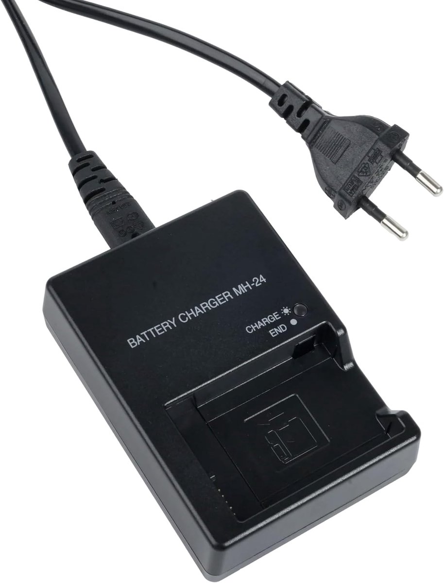 Oplader accu snellader - MH-24 - Compatibel met EN-EL14/EN-EL14A - Ideaal voor Nikon camera's - ShopVlot